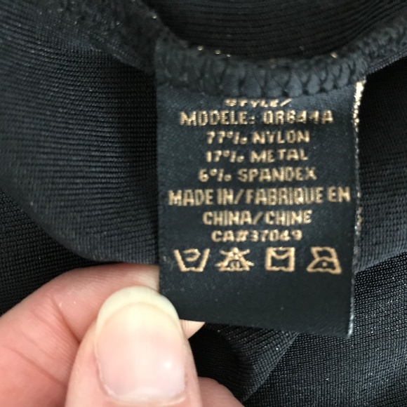 Emotion -Black with  Gold Sparkling open Cardigan /  Vest - Picture 8 of 9